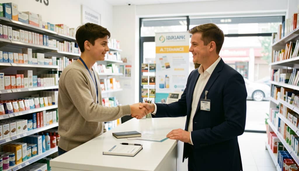 Entreprise pour un Bac Pro commerce en alternance