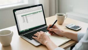 Modèle de fiche de paie vierge sur Excel à remplir